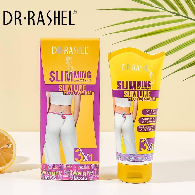 Dr Rashel - Slimming Slim Line Hot Cream with Ginger Extract Collagen & Turmeric For Slim Fit - 150gms — image 1 — Meeshop Pakistan