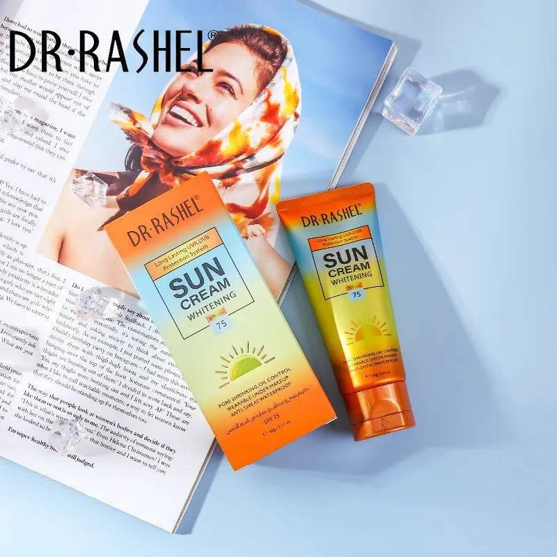 DR Rashel - Whitening & moisturizing sun cream SPF75 - 60g — image 1 — Meeshop Pakistan