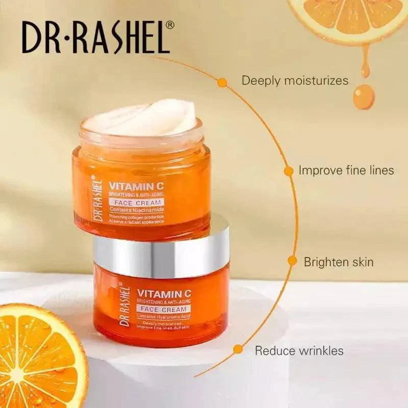 Dr Rashel - Vitamin C Brightening & Anti Aging Face Cream Powered By Hyaluronic Acid — image 1 — Meeshop Pakistan