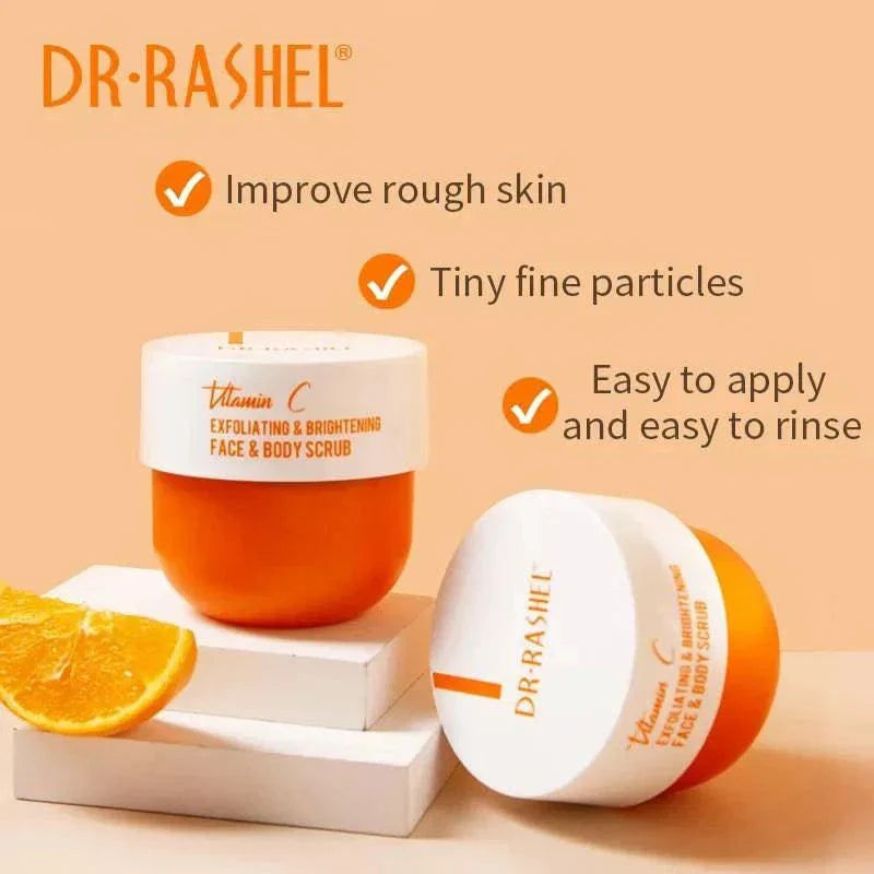 Dr Rashel - Vitamin C Exfoliating & Brightening Face & Body Scrub — image 1 — Meeshop Pakistan