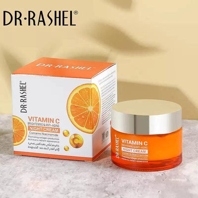 Dr Rashel - Vitamin C Night Cream For Anti Aging And Brightning - 50G