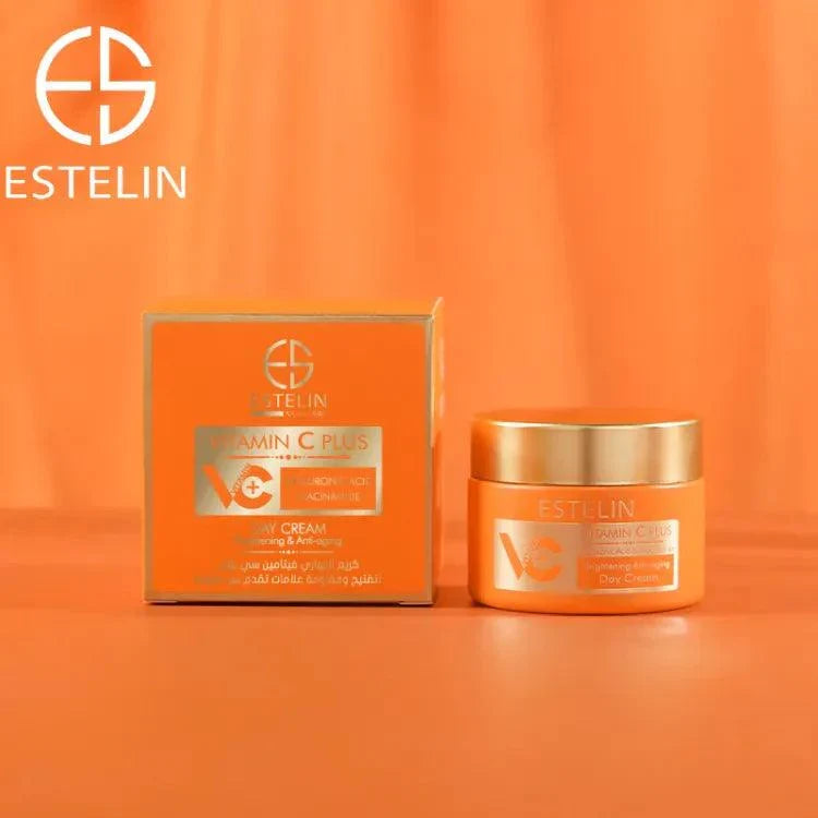 Estelin - Vitamin C Plus Brightening  & Anti-Aging Day Cream - 50g — image 1 — Meeshop Pakistan