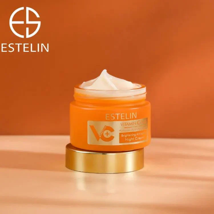 Estelin - Vitamin C Plus Brightening  & Anti-Aging Night Cream - 50g — image 1 — Meeshop Pakistan