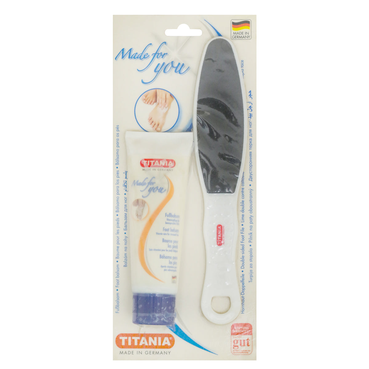 Titania - Foot Balm Double Side File — image 1 — Meeshop Pakistan