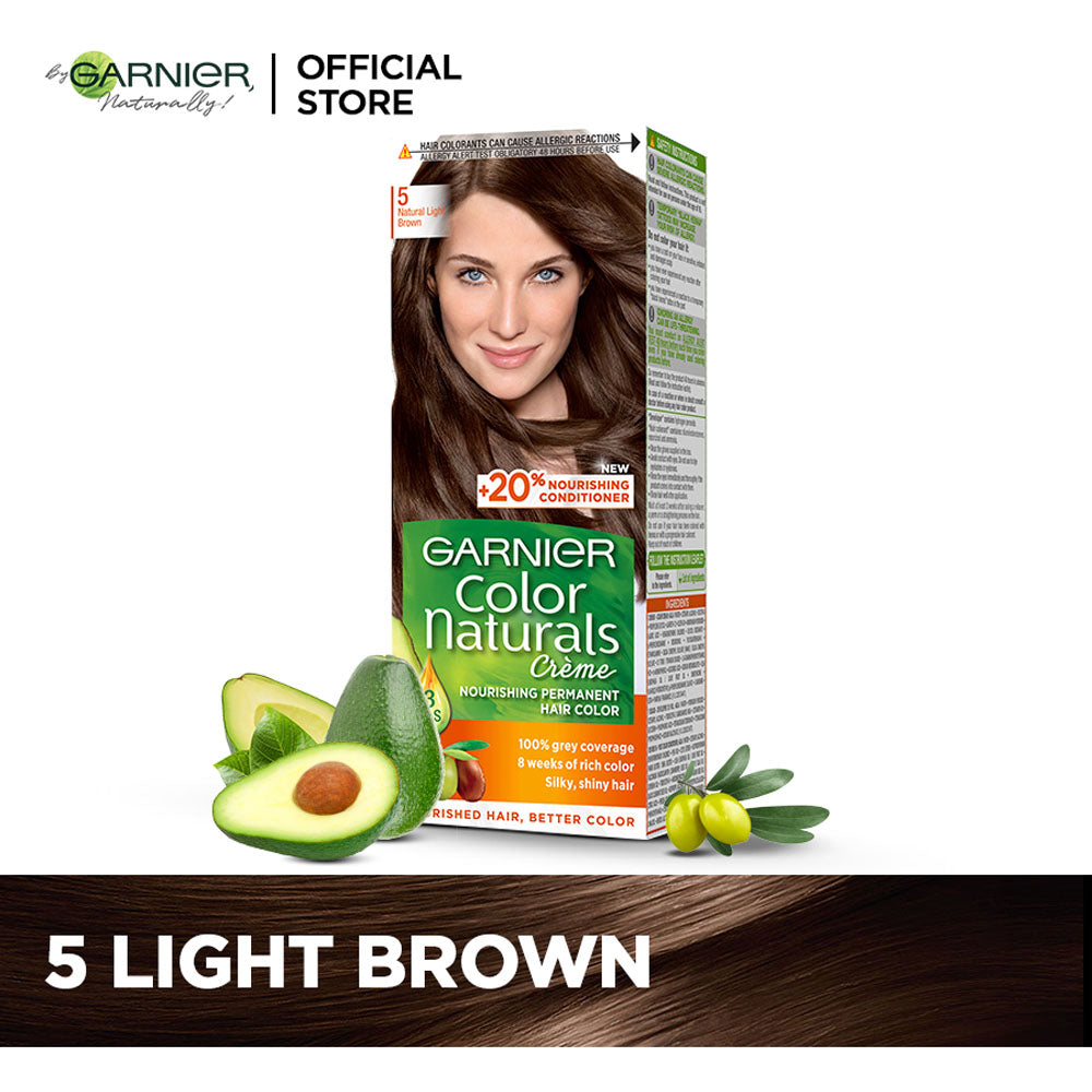Garnier - Color Naturals Crème Hair Color - 5 Light Brown — image 1 — Meeshop Pakistan