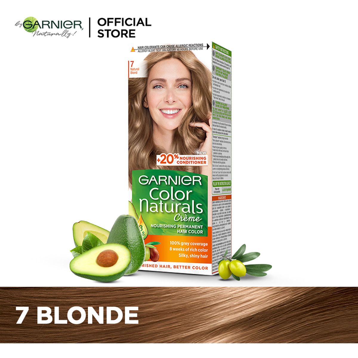 Garnier - Color Naturals Crème Hair Color - 7 Blonde — image 1 — Meeshop Pakistan