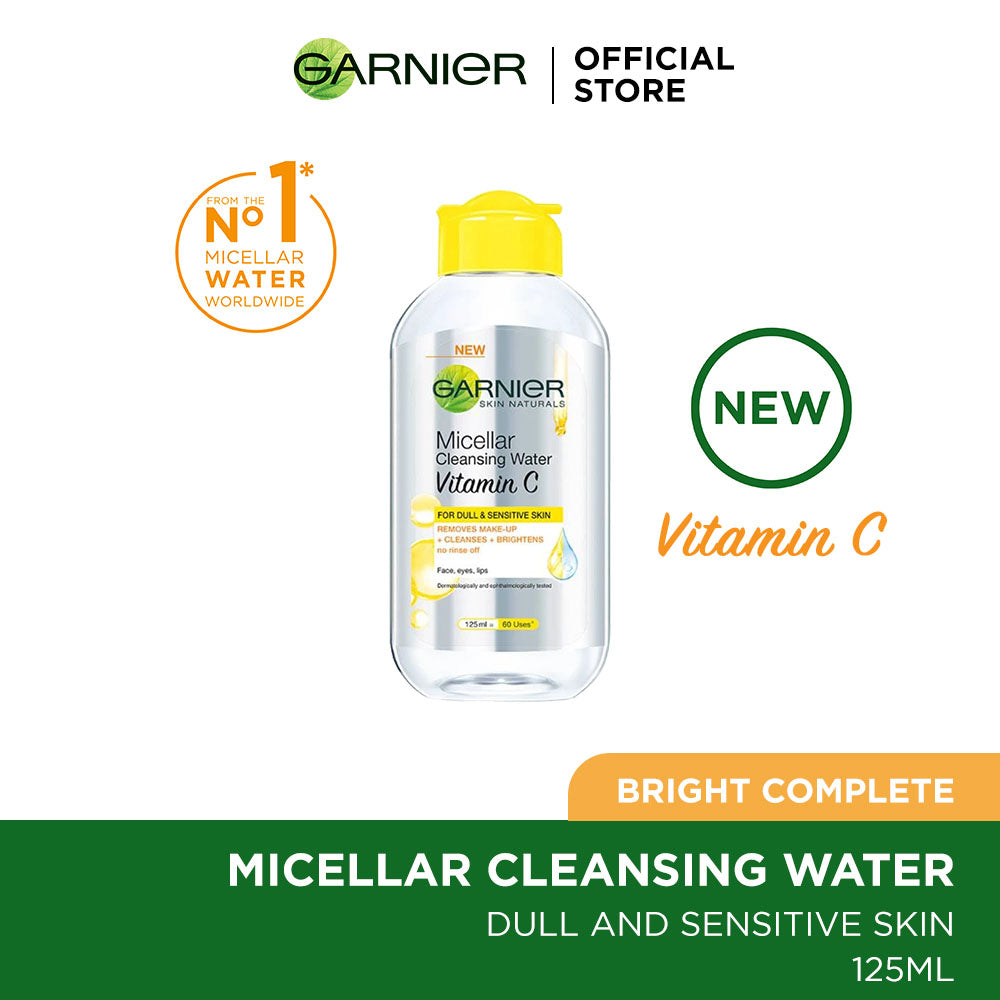 Garnier - Skin Active Vitamin C Micellar Makeup Cleansing Water 125 ml — image 1 — Meeshop Pakistan