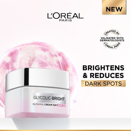 L'Oreal Paris - Glycolic Bright Glowing Day Cream SPF30 50Ml — image 1 — Meeshop Pakistan
