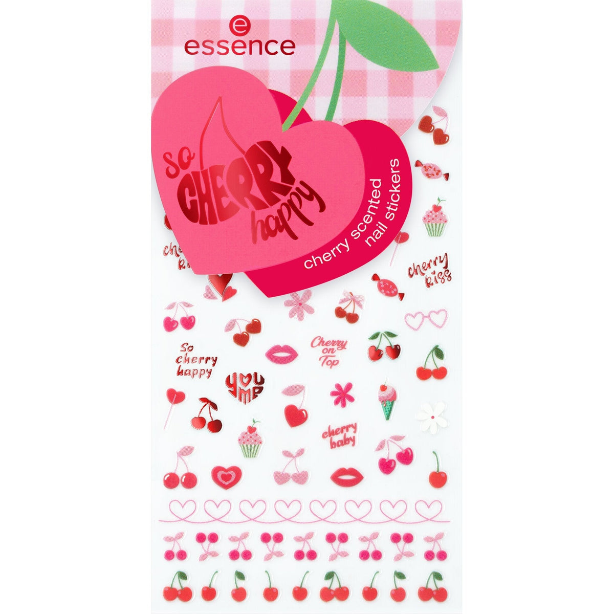 Essence - So Cherry Happy Cherry Scented Nail Stickers 01 — image 1 — Meeshop Pakistan