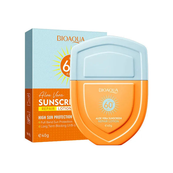 Bioaqua - Aloe Vera Sunscreen Lotion Spf60+ Pa+++ - High Sun Protection - 40G — image 1 — Meeshop Pakistan