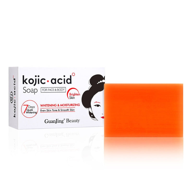 Guanjing - Kojic Acid Brightening Soap – For Face & Body 120G — image 1 — Meeshop Pakistan
