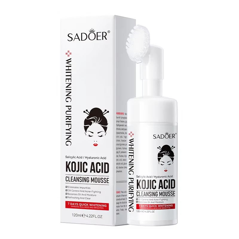 Sadoer - Kojic Acid Cleansing Mousse 120Ml — image 1 — Meeshop Pakistan