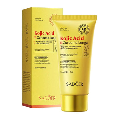 Sadoer - Kojic Acid Turmeric Collagen Tear-Off Facial Mask 75Ml