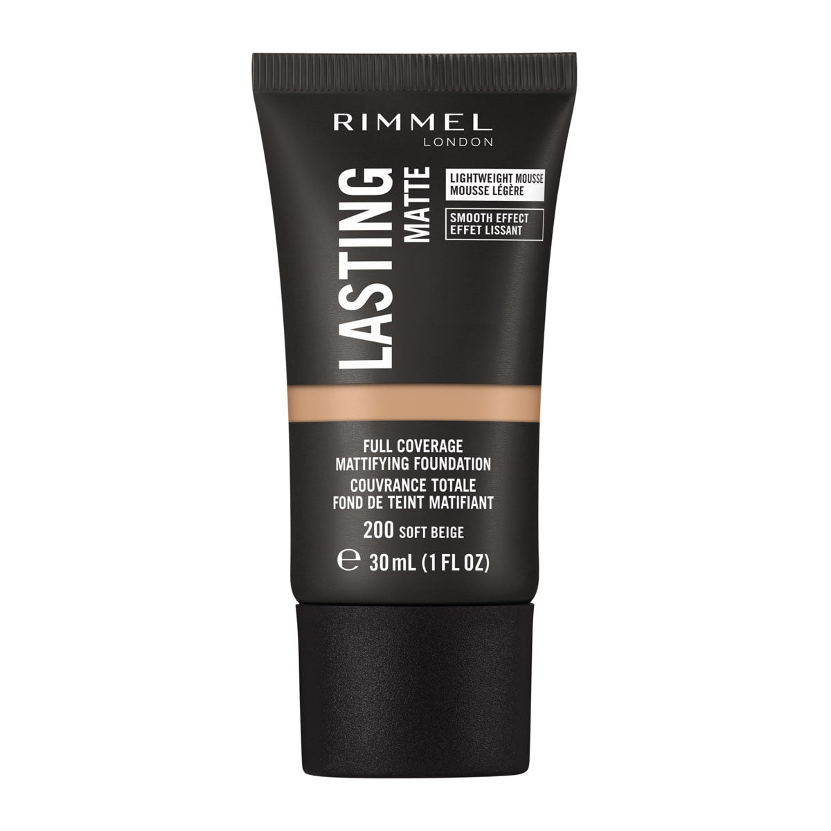 Rimmel London - Lasting Finish Matte Foundation - 200 Soft Beige 30ml — image 1 — Meeshop Pakistan