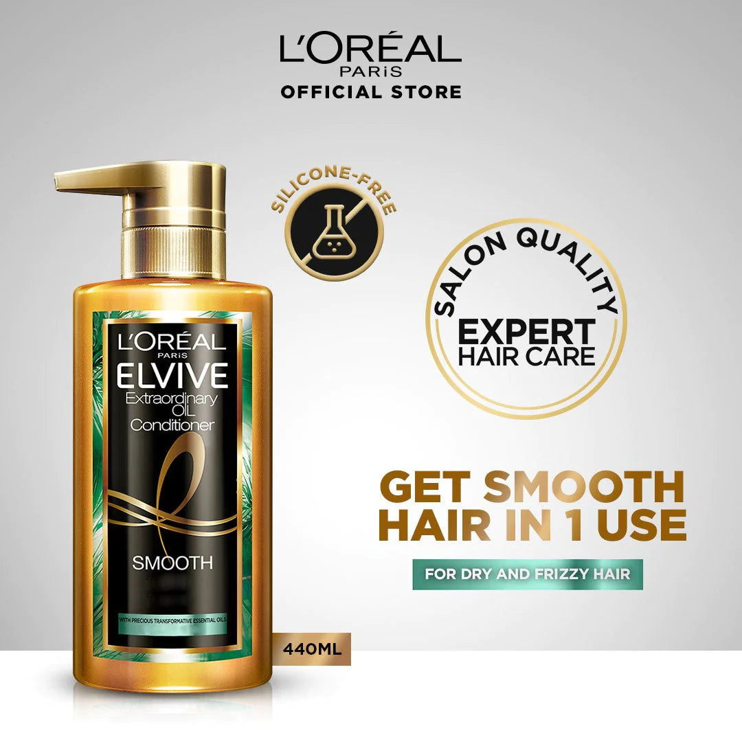 LOreal Paris - Extraordinary Oil Sublime Sleek Conditioner - 440ml — image 1 — Meeshop Pakistan