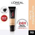 LOreal Paris - Infallible 24H Matte Cover Liquid Foundation - 110 Rose Vanilla