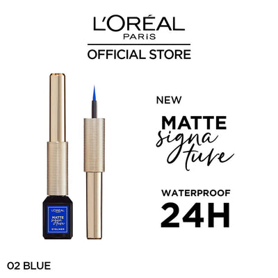 LOreal Paris - Liner Signature Liquid Eyeliner - 02 Blue