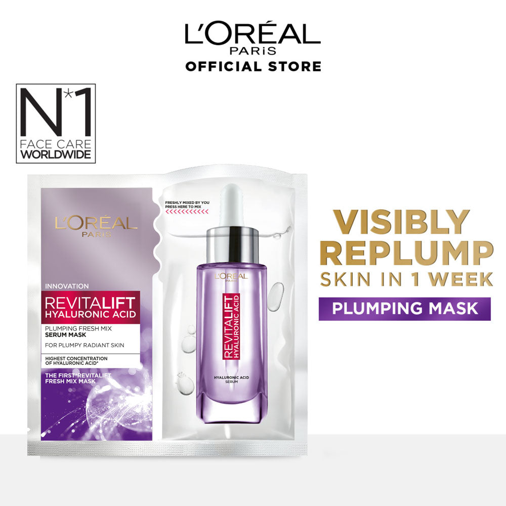 Loreal Paris - Revitalift Hyaluronic Acid Freshmix Mask — image 1 — Meeshop Pakistan