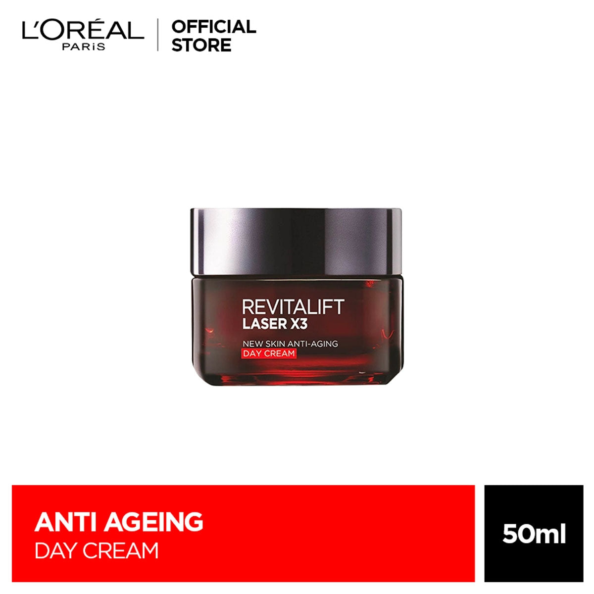 LOreal Paris - Revitalift Laser x 3 Anti Aging Day Cream 50 ML — image 1 — Meeshop Pakistan