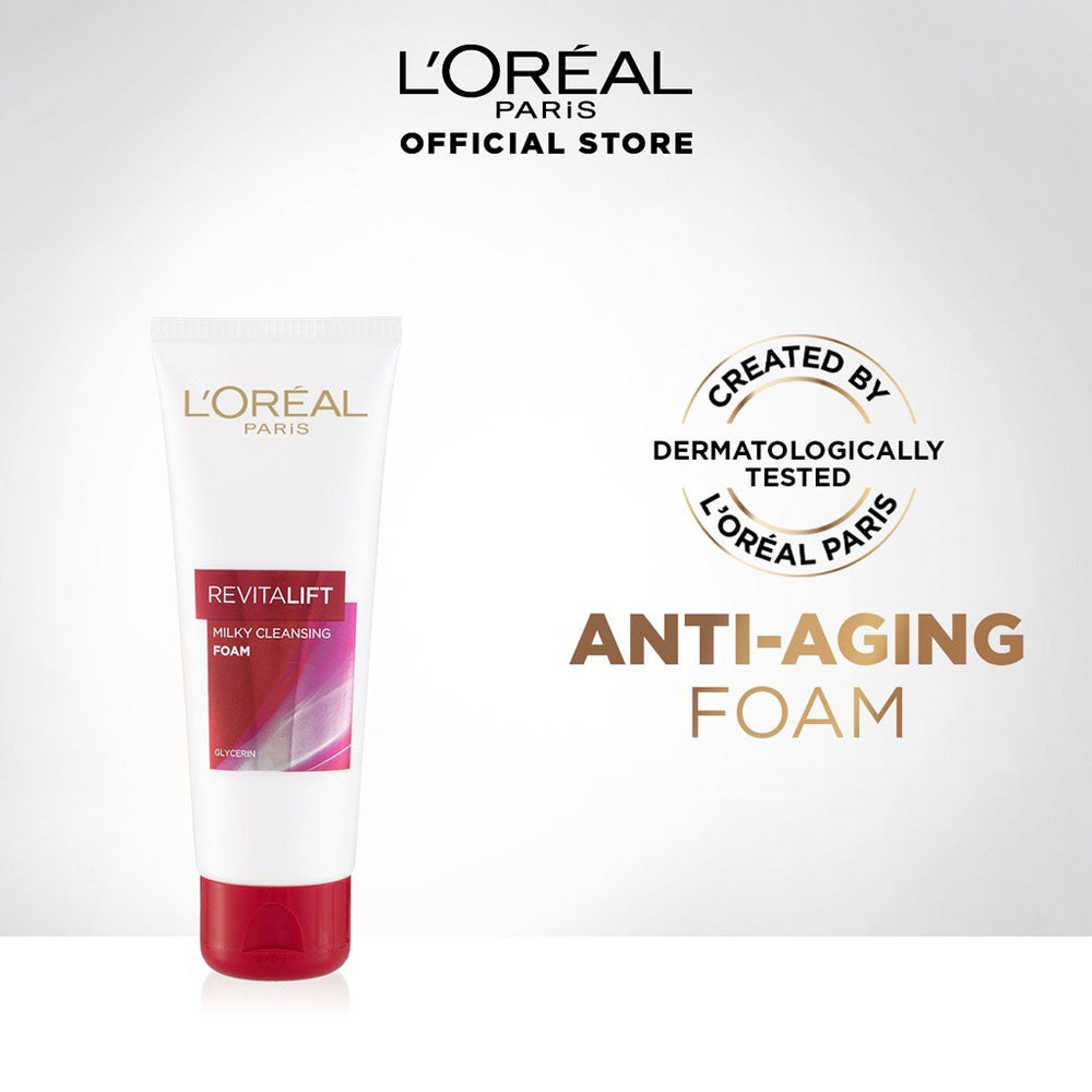 LOreal Paris - Revitalift Milky Anti Aging Cleansing Foam 100 ML — image 1 — Meeshop Pakistan