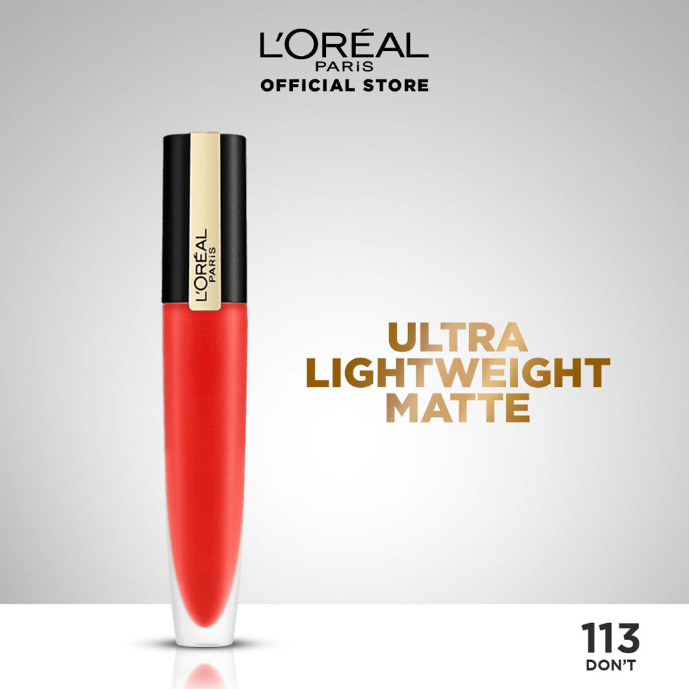 LOreal Paris - Rouge Signature Matte Lipstick - 113 Don't — image 1 — Meeshop Pakistan