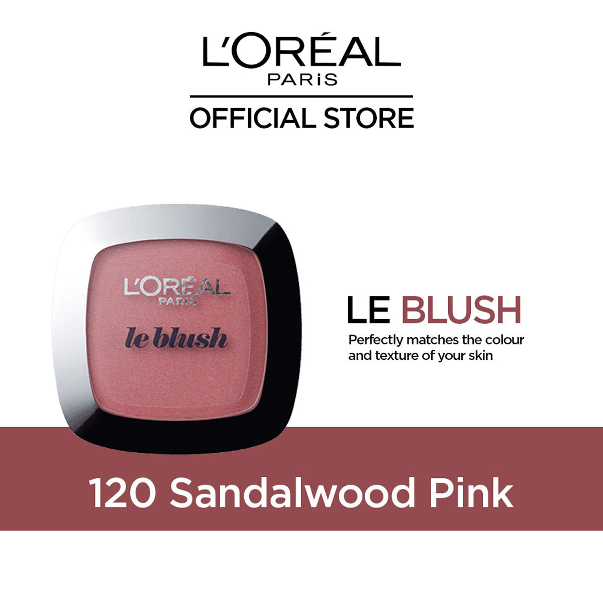 LOreal Paris - True Match Blush - 120 Sandalwood Pink — image 1 — Meeshop Pakistan