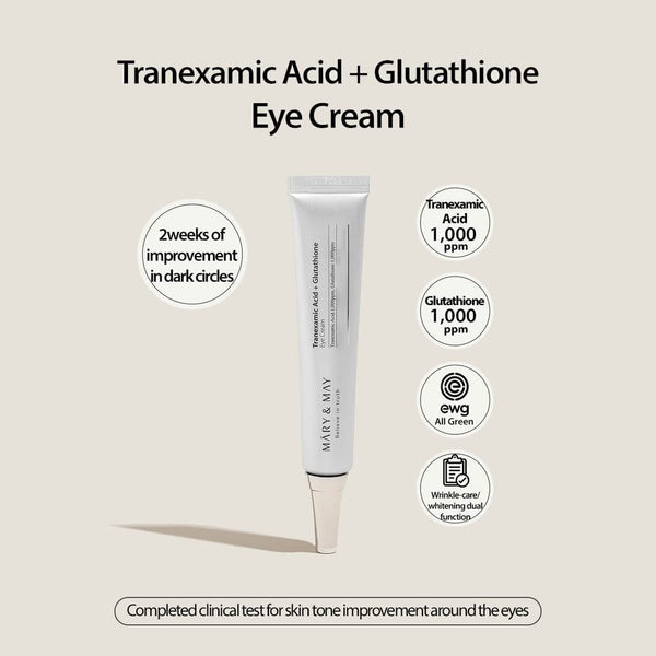 Mary & May - Tranexamic Acid + Glutathione Eye Cream - 30g — image 1 — Meeshop Pakistan