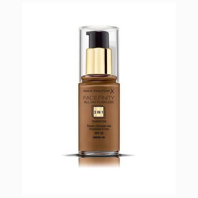 Max Factor - Face Finity All Day Flawless 3-In-1 Foundation - Sun Tan 100