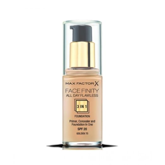 Max Factor - Face Finity 3-In-1 Foundation - Golden 75 — image 1 — Meeshop Pakistan
