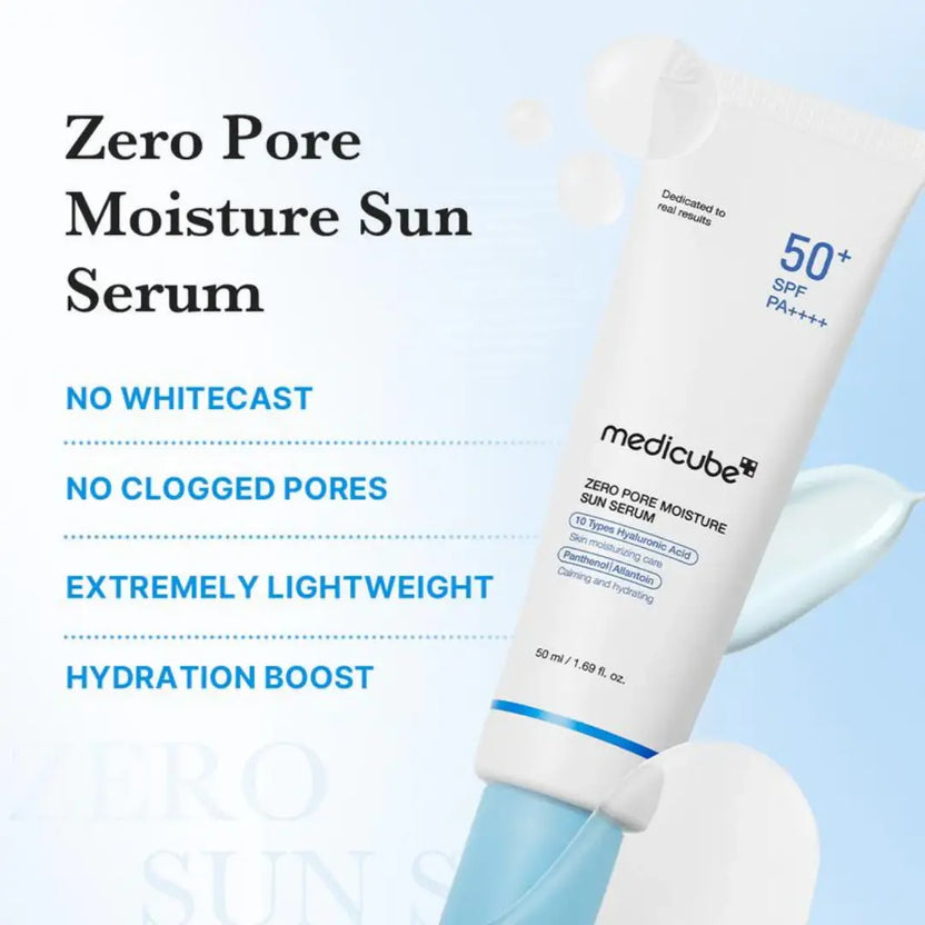 Medicube - Zero Pore Moisture Sun Serum SPF 50+ PA++++ - 50ml — image 1 — Meeshop Pakistan