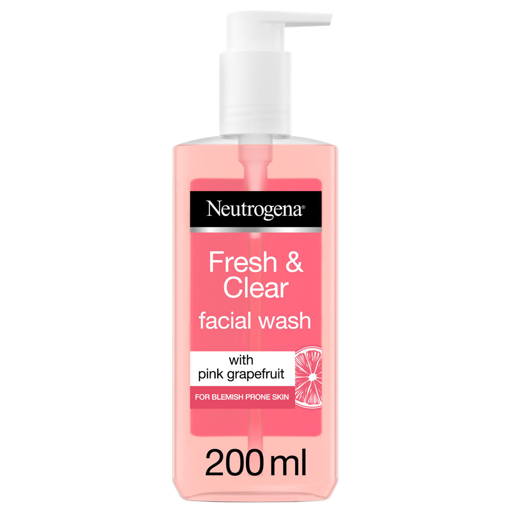 Neutrogena - Fresh & Clear Pink Grapefruit Facial Wash - 200ml — image 1 — Meeshop Pakistan