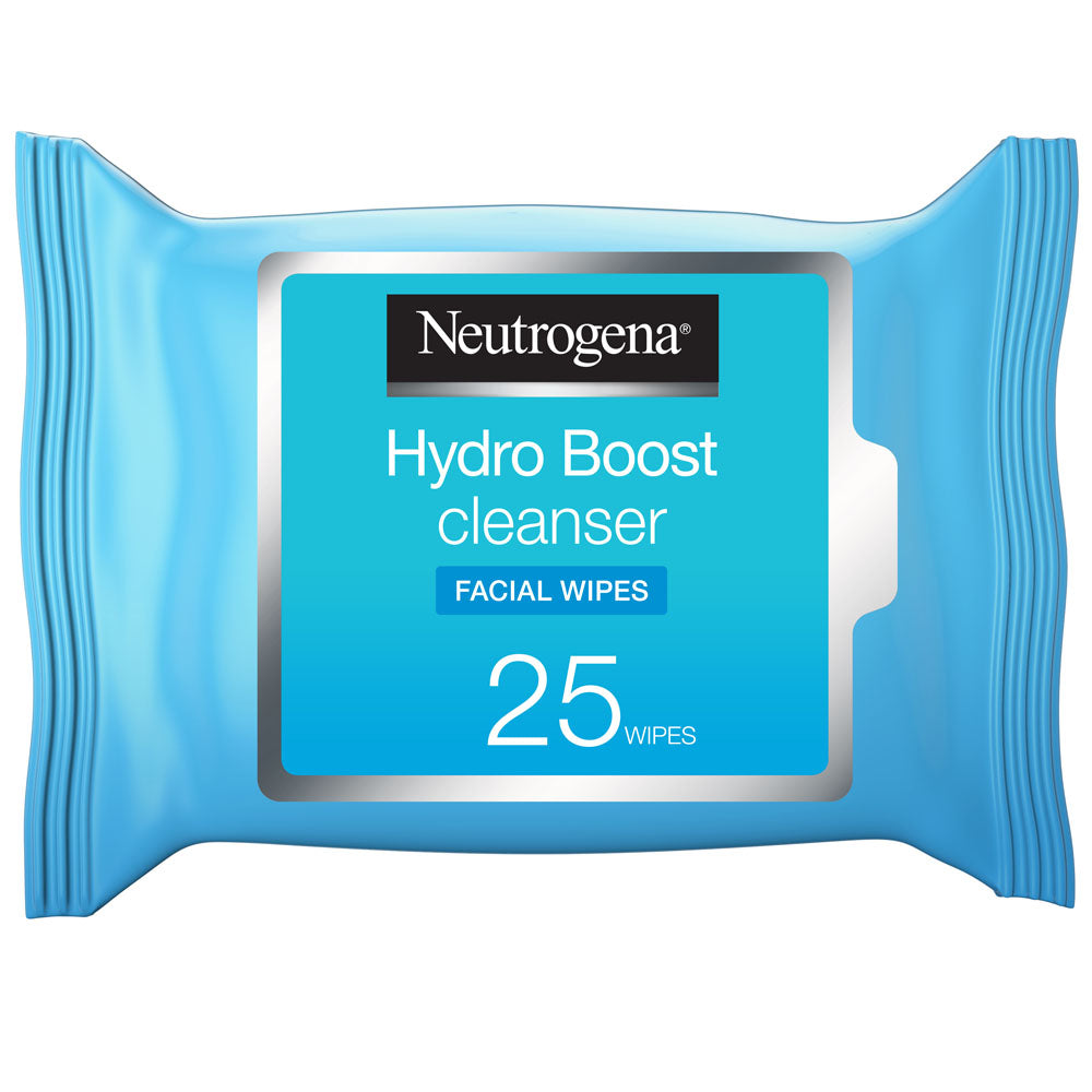Neutrogena - Hydro Boost Cleanser Facial Wipes 25 Wipes — image 1 — Meeshop Pakistan
