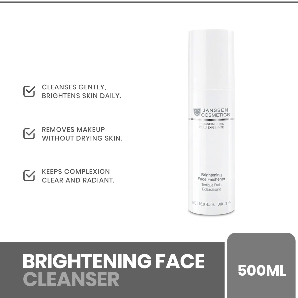 Janssen - Brightening Face Cleanser 500ml — image 1 — Meeshop Pakistan