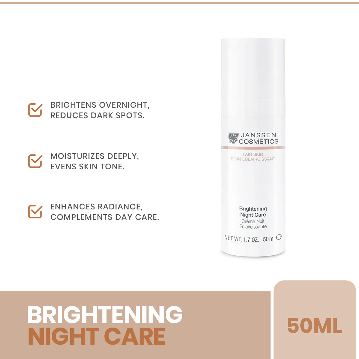 Janssen - Brightening Night Care 50ml — image 1 — Meeshop Pakistan