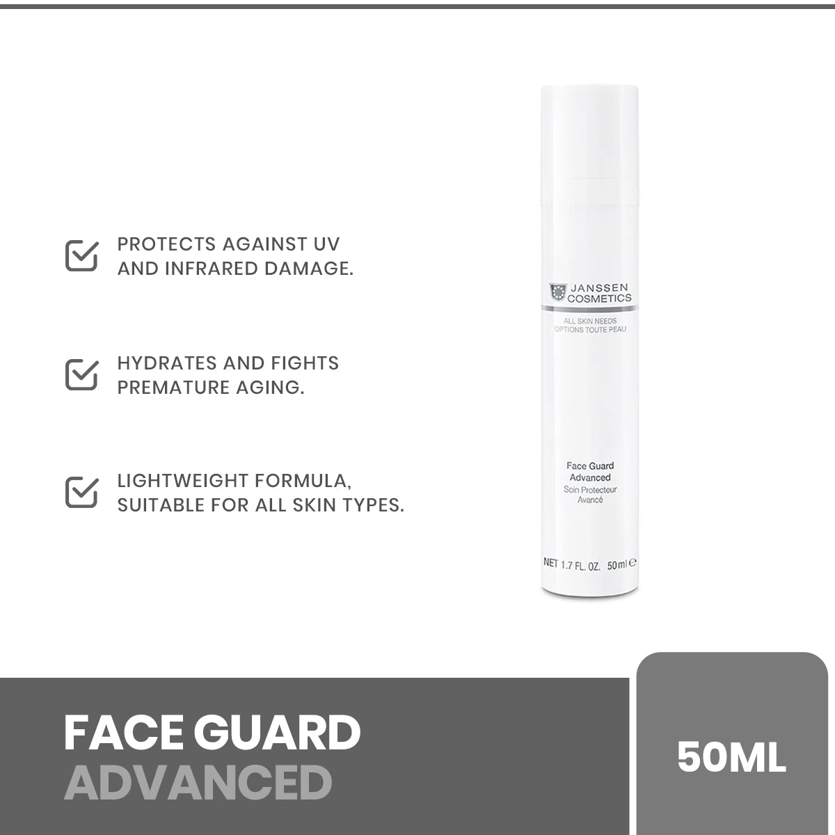 Janssen -Face guard advanced 50ml — image 1 — Meeshop Pakistan