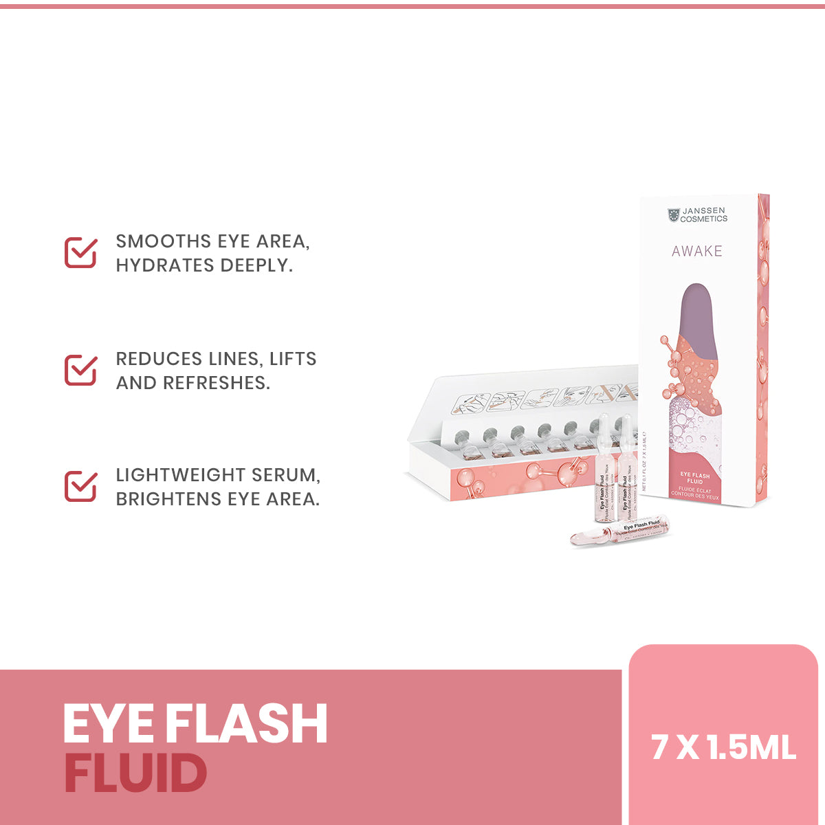 Janssen - Eye Flash Fluid 7 x 1.5ml — image 1 — Meeshop Pakistan