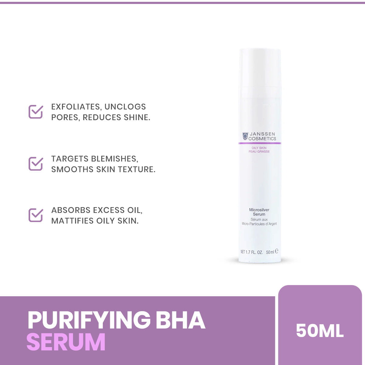 Janssen - Purifying BHA Serum - 50ml — image 1 — Meeshop Pakistan