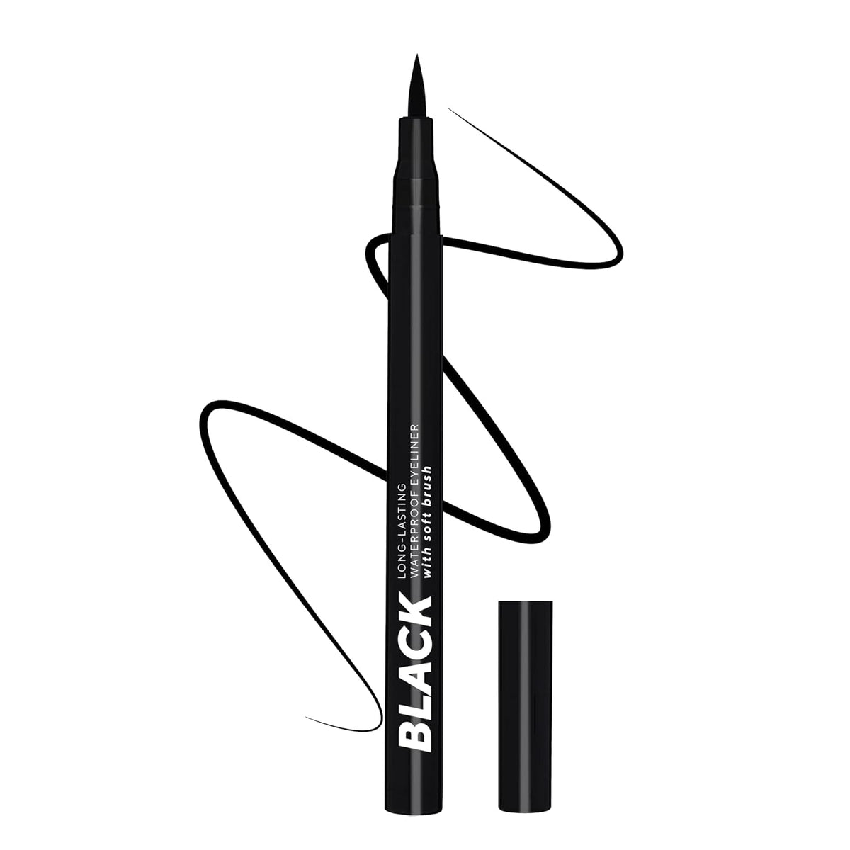 Lamel - Black Eyeliner with Soft Brush 401 0,6ml — image 1 — Meeshop Pakistan