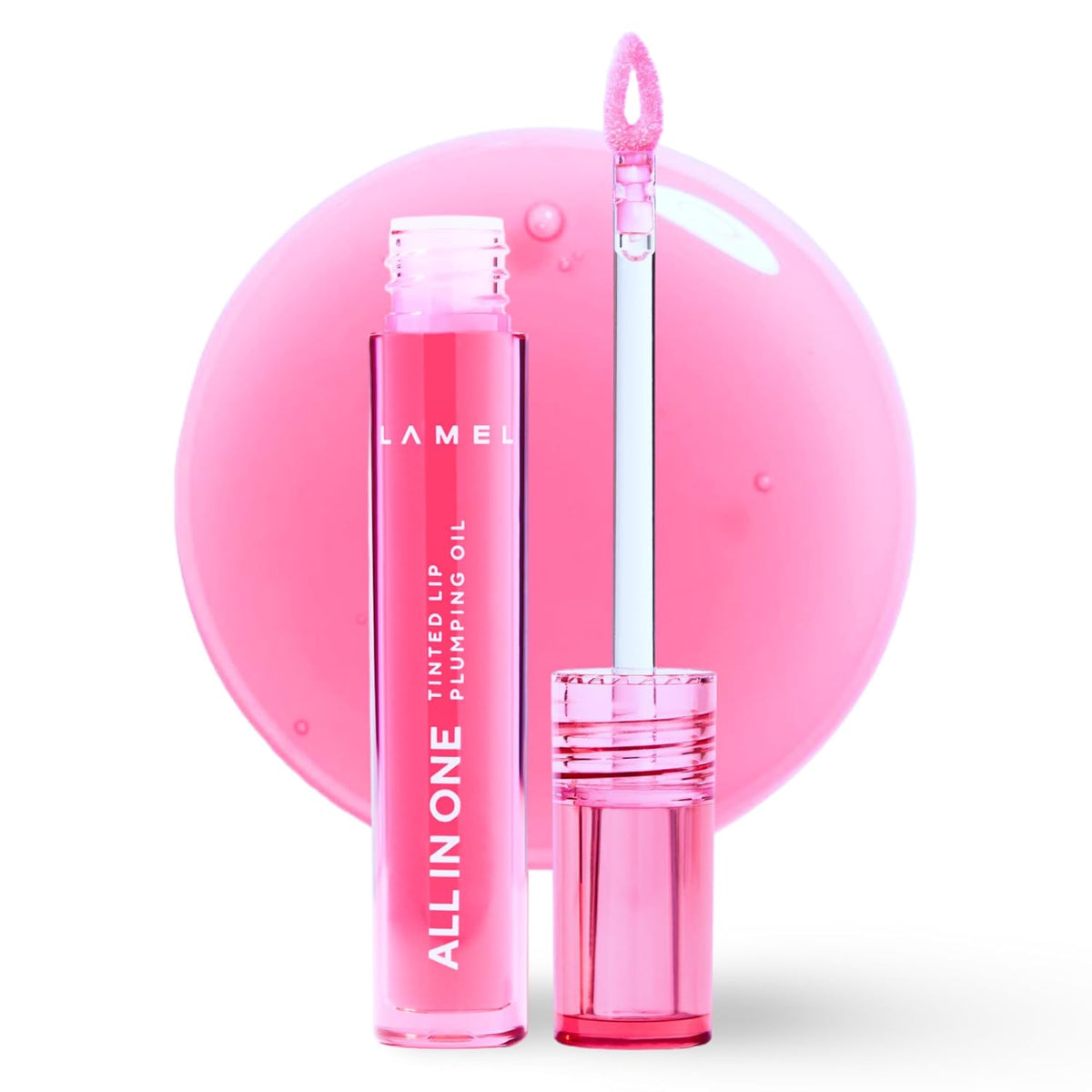 Lamel - All in One Lip tinted plumping oil 402 3ml — image 1 — Meeshop Pakistan