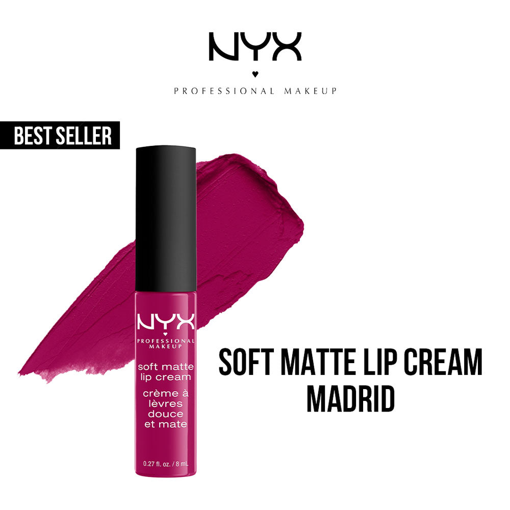 NYX - Soft Matte Lip Cream Liquid Lipstick - 27 Madrid — image 1 — Meeshop Pakistan