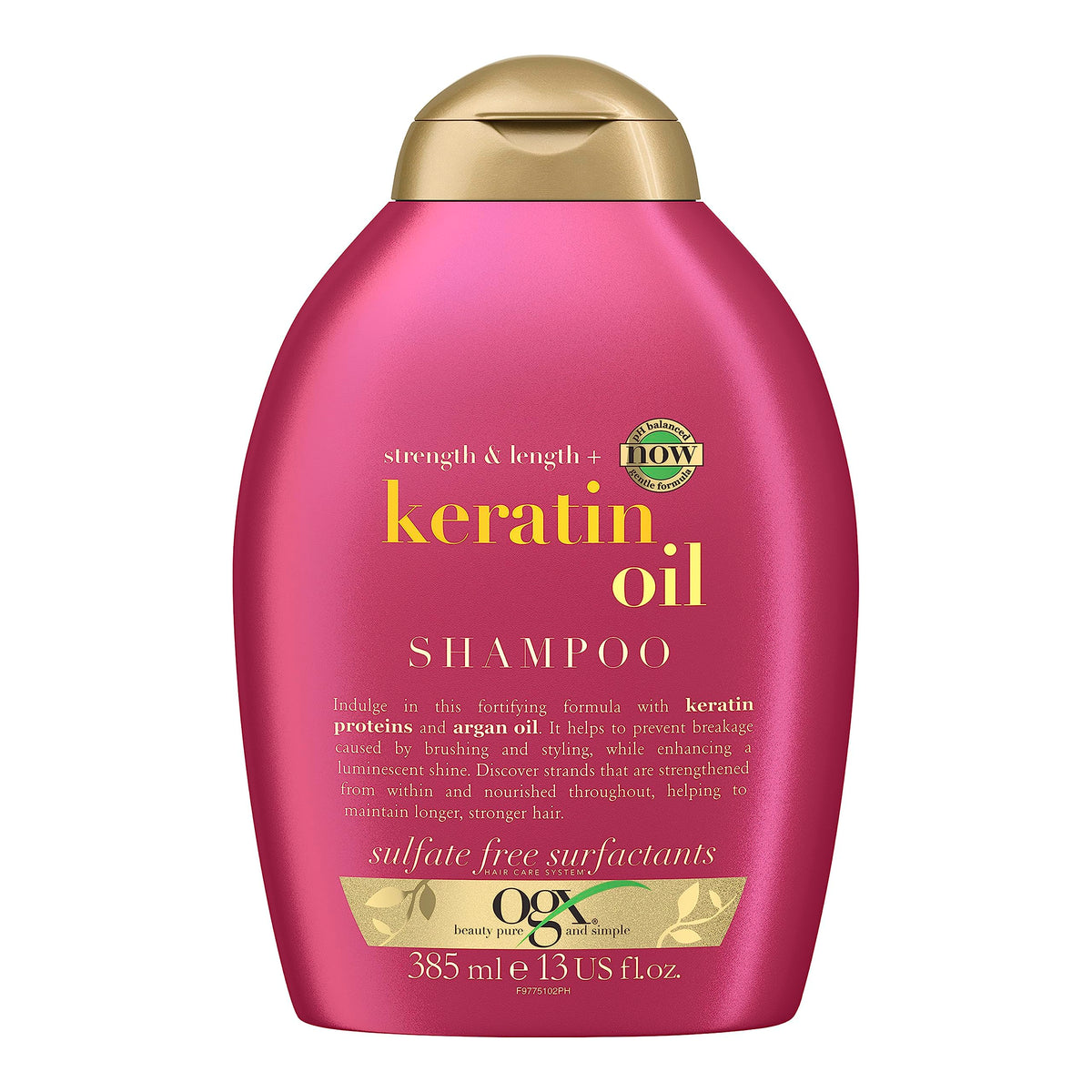 OGX - Strength & length keratin Oil Shampoo - 385ml — image 1 — Meeshop Pakistan