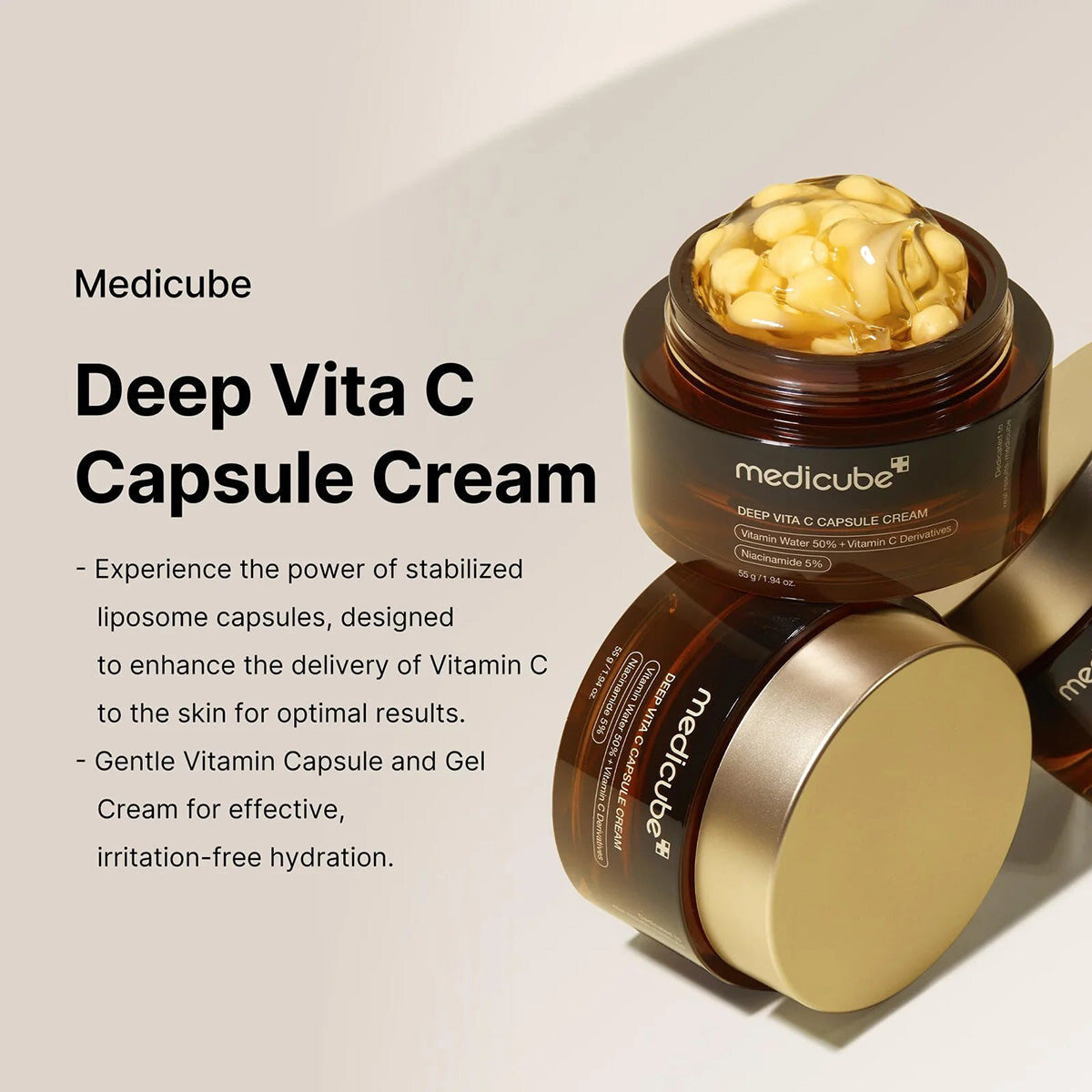 Medicube - Deep Vit C Capsule Cream - 55g — image 1 — Meeshop Pakistan