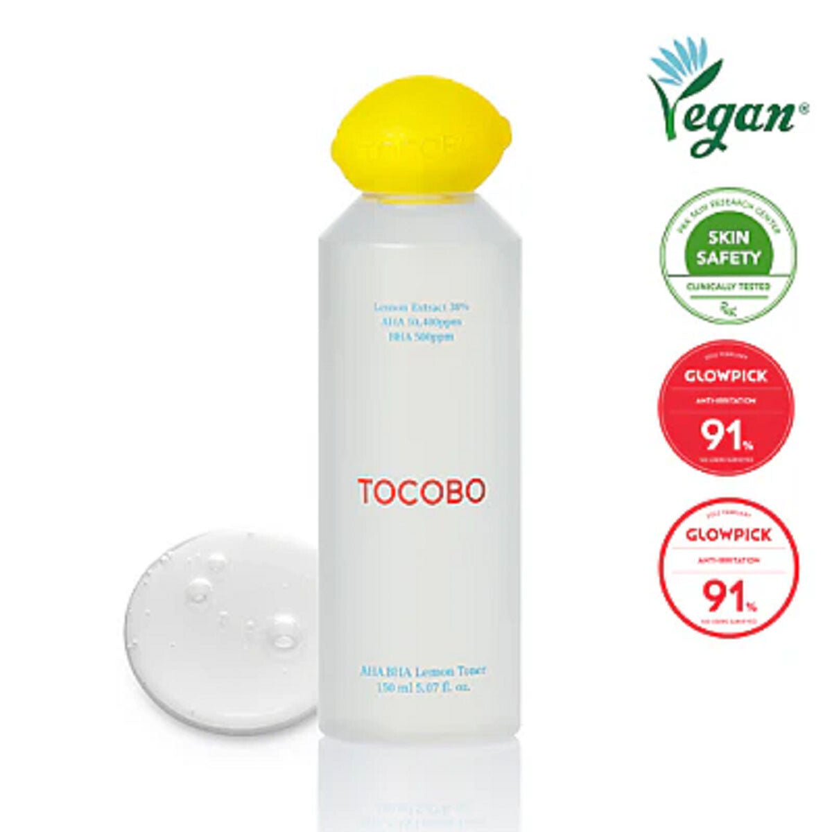 Tocobo - AHA BHA Lemon Toner - 150ml — image 1 — Meeshop Pakistan