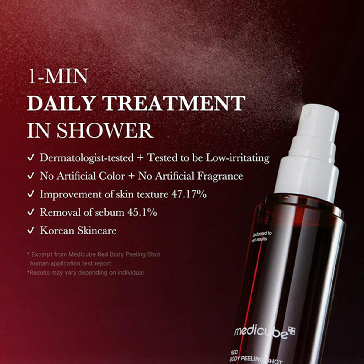 Medicube - Red Acne Body Peeling Shot - 110ml — image 1 — Meeshop Pakistan