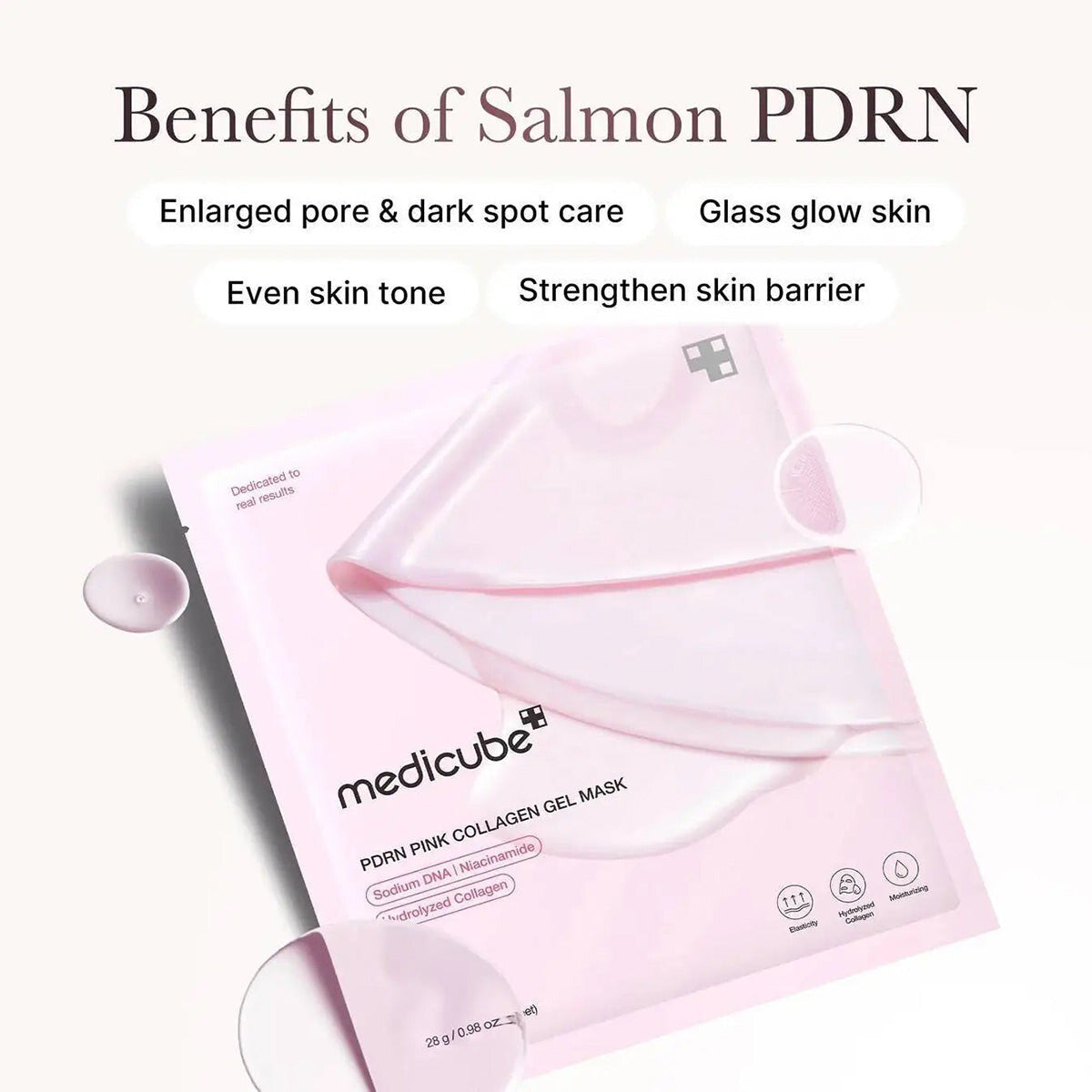 Medicube - PDRN Pink Collgen Mask - 28g — image 1 — Meeshop Pakistan