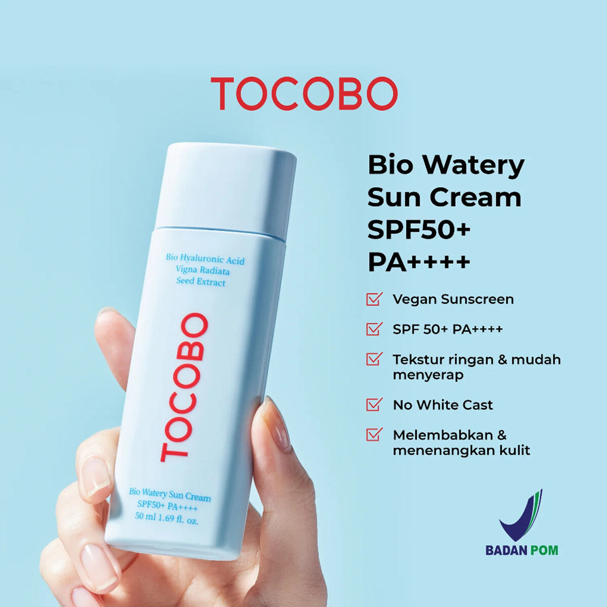 Tocobo - Bio Watery Sun Cream SPF50 - 50ml — image 1 — Meeshop Pakistan