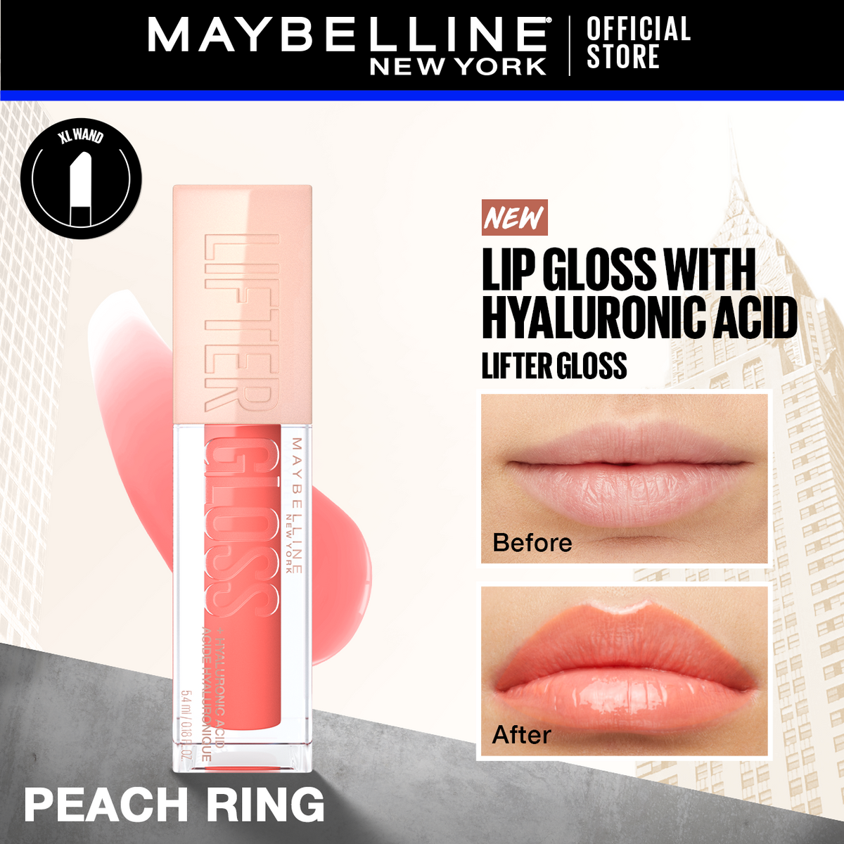 Maybelline - Lifter Gloss Hydrating Lip Gloss — image 2 — Meeshop Pakistan