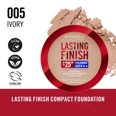 Rimmel London - Lasting Finish Compact Powder Foundation - 005 Ivory