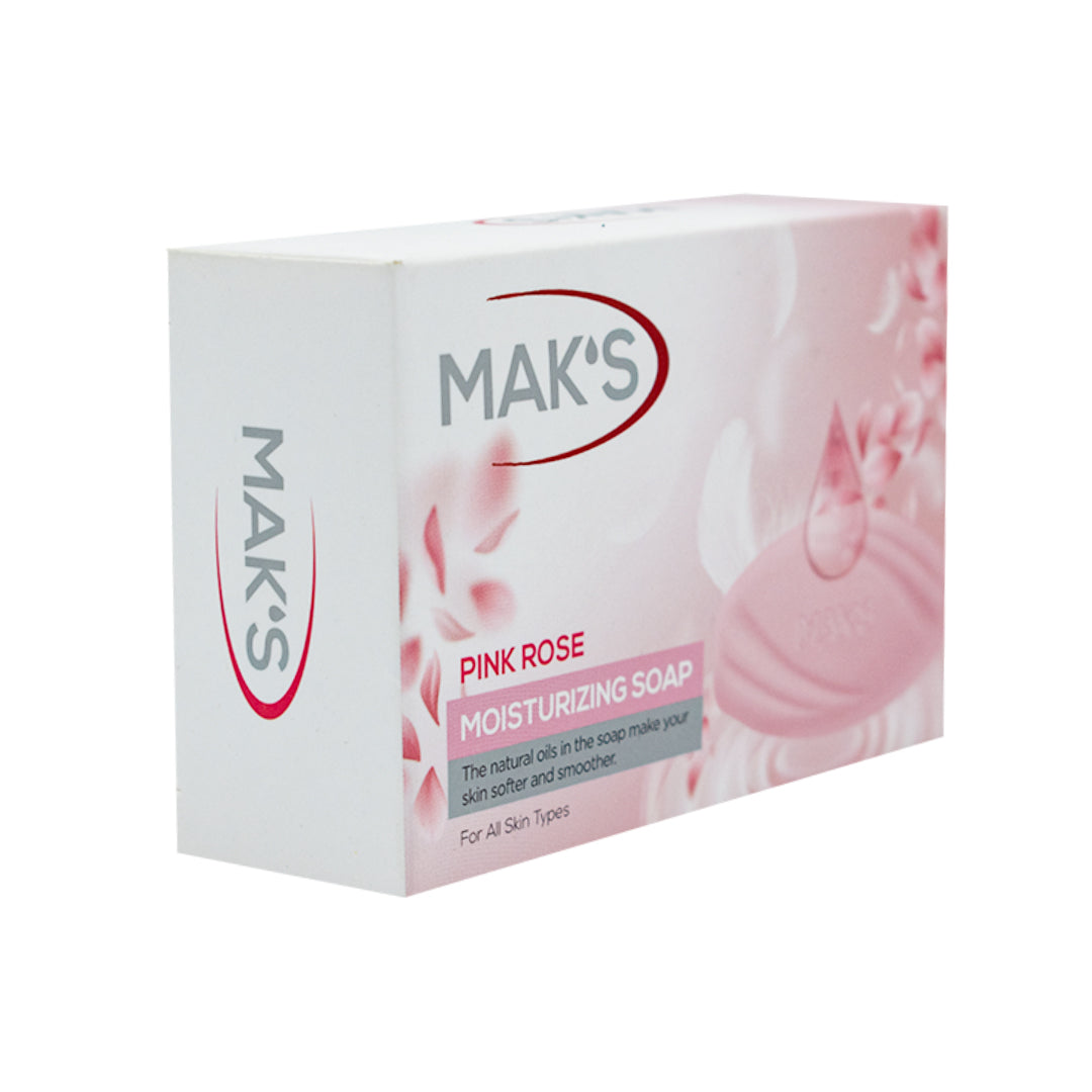 Maks - Pink Rose Moisturizing Soap - 100g — image 1 — Meeshop Pakistan