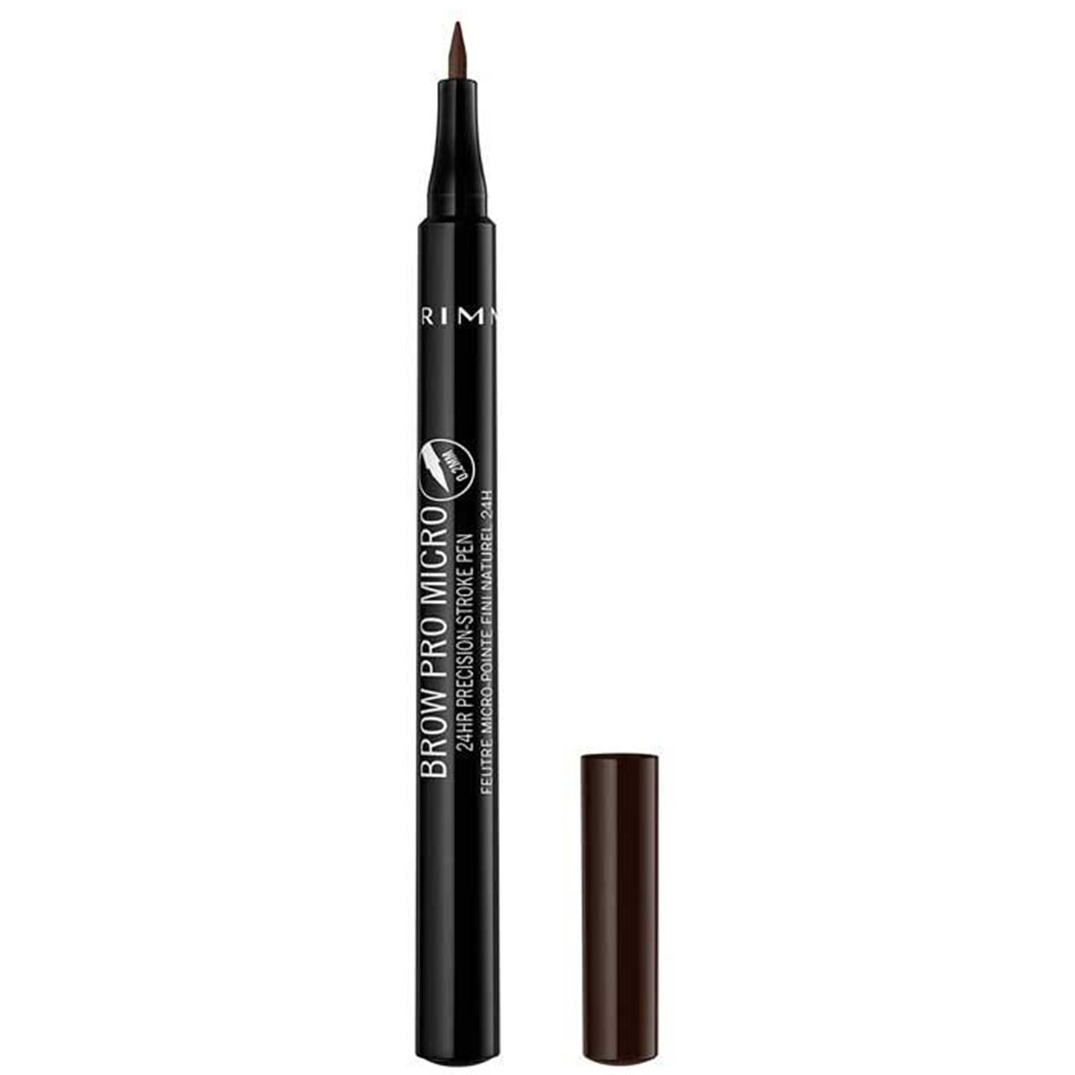Rimmel London - Brow Pro Micro 24HR Precision-Stroke Pen - 04 Dark Brown — image 1 — Meeshop Pakistan